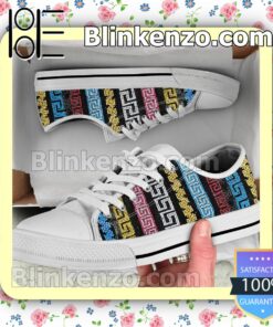 Versace Colorful Greek Key Chuck Taylor All Star Sneakers