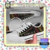 Versace Logo Changing Color Brand Name Stripes Chuck Taylor All Star Sneakers
