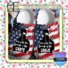 Veteran Home Of The Free Because Of The Brave American Flag Halloween Clogs
