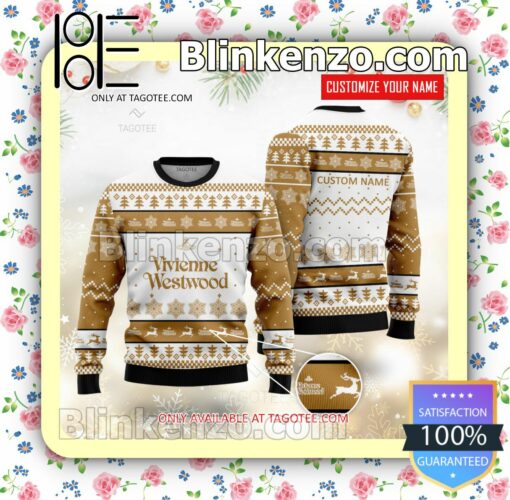 Vivienne Westwood Brand Print Christmas Sweater