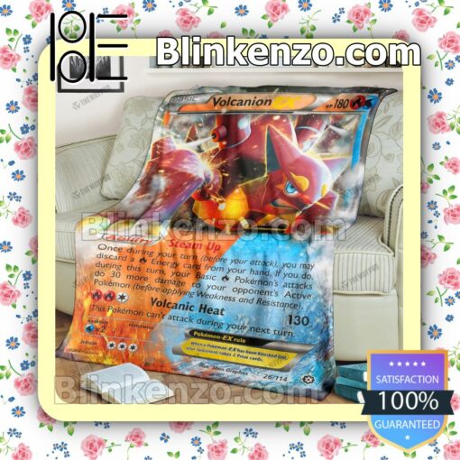 Volcanion-ex Steam Siege Quilted Blanket