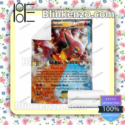 Volcanion-ex Steam Siege Quilted Blanket c