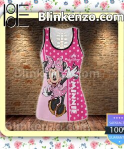 Walt Disney Minnie Mouse Women Tank Top Pant Set a