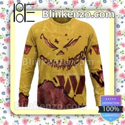 Washington Commanders NFL Halloween Ideas Jersey b