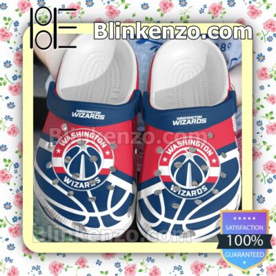 Washington Wizards Logo Basketball Clogs