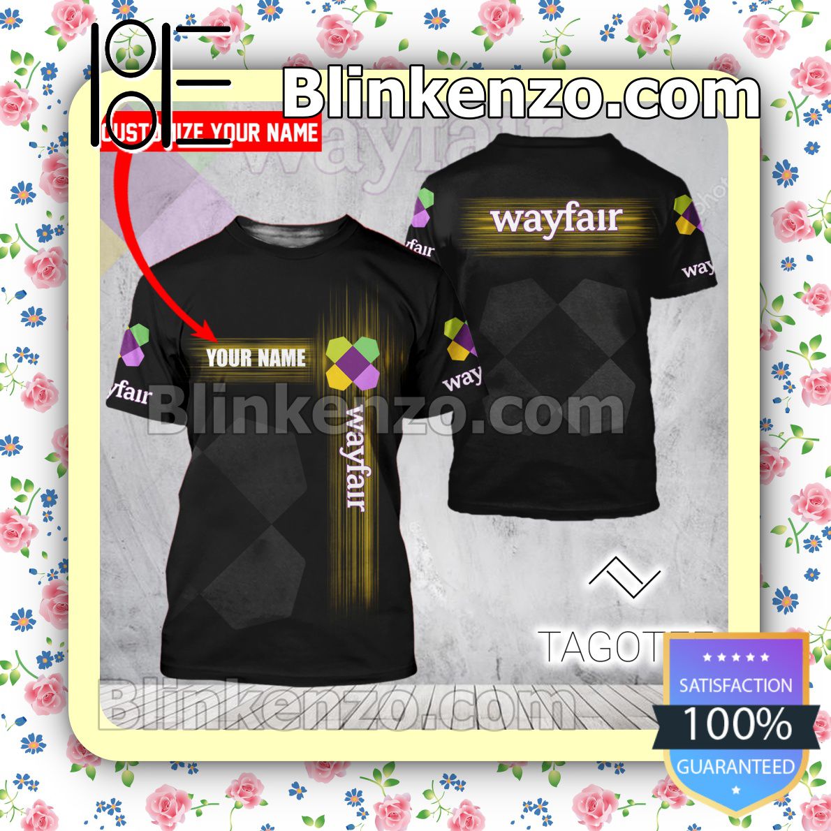 Wayfair Uniform T-shirt, Long Sleeve Tee
