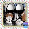 We Bare Bears In Space Halloween Clogs