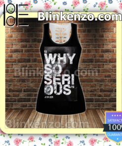 Why So Serious Joker Women Tank Top Pant Set e