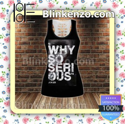 Why So Serious Joker Women Tank Top Pant Set e