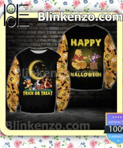 Winnie The Pooh Happy Halloween Trick Or Treat Halloween 2022 Cosplay Shirt a
