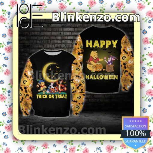 Winnie The Pooh Happy Halloween Trick Or Treat Halloween 2022 Cosplay Shirt a