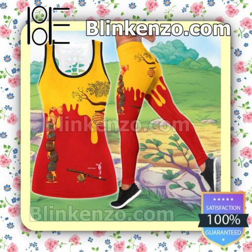 Winnie The Pooh How Do You Spell Love Women Tank Top Pant Set c