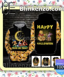 Winnie The Pooh Trick Or Treat Happy Halloween Halloween Ideas Hoodie Jacket