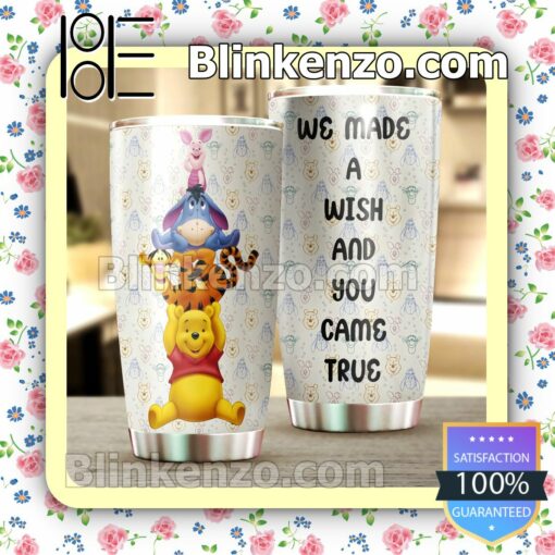 Winnie The Pooh We Made A Wish And You Came True Travel Mug