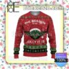 Yoda The Season To Be Jolly It Is Christmas Pullover Sweaters