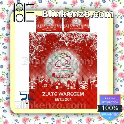 Zulte Waregem Est 2001 Christmas Duvet Cover a