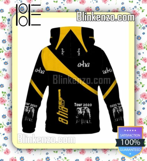 A-ha Tour 2020 Black And Yellow Winter Hoodie a