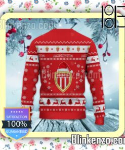 AS Monaco Logo Holiday Hat Xmas Sweatshirts b