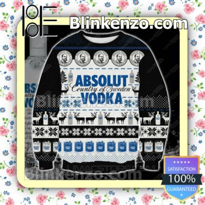 Absolut Vodka Holiday Christmas Sweatshirts