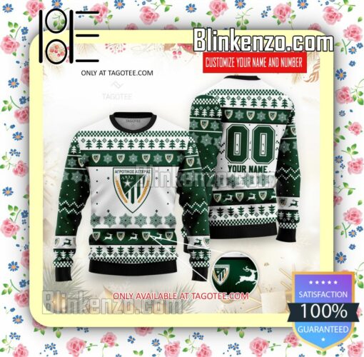 Agrotikos Asteras Soccer Holiday Christmas Sweatshirts