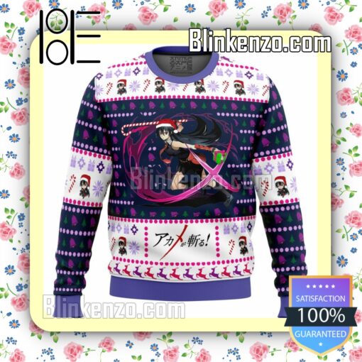 Akame Ga Kill Akame Christmas Attack Knitted Christmas Jumper