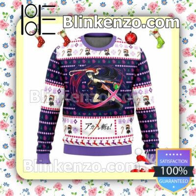 Akame Ga Kill Poster Anime Holiday Christmas Sweatshirts
