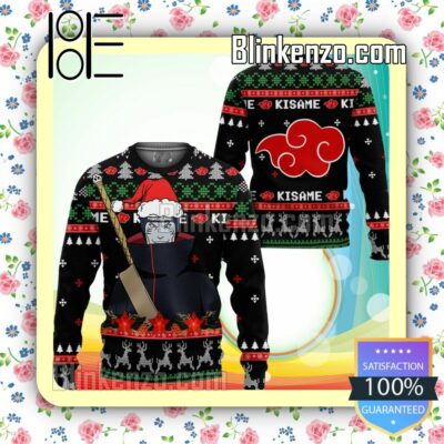 Akatsuki Kisame Naruto Shippuden Manga Anime Knitted Christmas Jumper