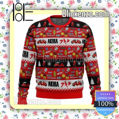 Akira Bike Decals Manga Anime Knitted Christmas Jumper