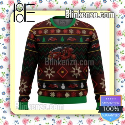 Akira Shotaro Kaneda Bike Akira Knitted Christmas Jumper