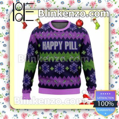 Akira Shotaro Kaneda Happy Pill Manga Anime Holiday Christmas Sweatshirts