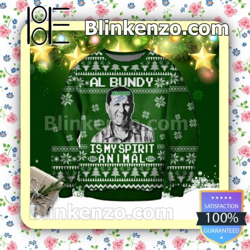 Al Bundy Is My Spirit Animal Married... With Children Holiday Christmas Sweatshirts