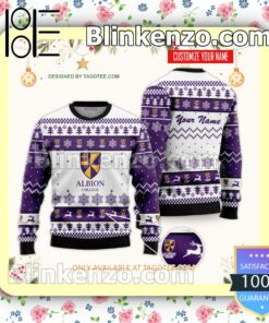 Albion College Uniform Christmas Sweatshirts