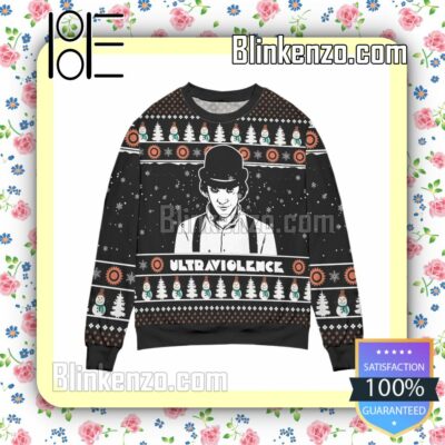 Alex A Clockwork Orange Snowman Christmas Jumpers