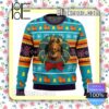 Alf Sitcom Cat Pattern Knitted Christmas Jumper