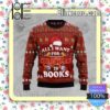 All I Want For Christmas Is Books Knitted Christmas Jumper