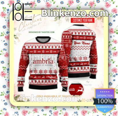 Ambria College of Nursing Uniform Christmas Sweatshirts