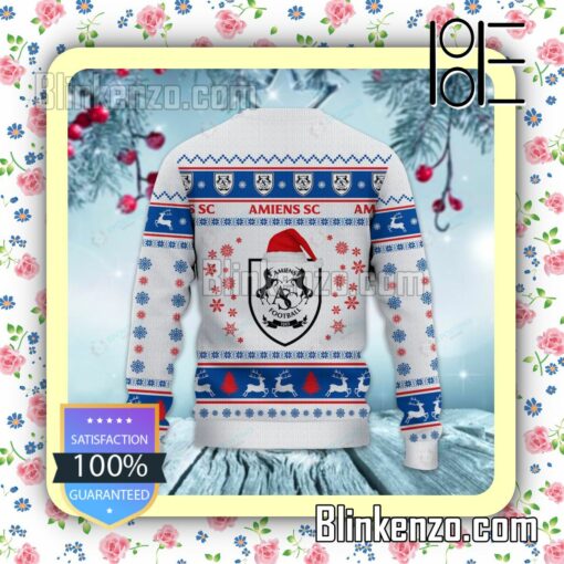 Amiens SC Logo Holiday Hat Xmas Sweatshirts b