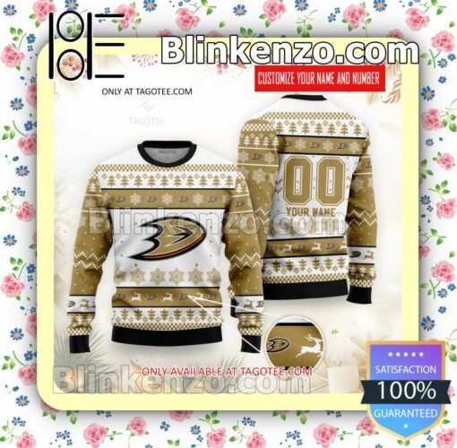 Anaheim Ducks Hockey Christmas Sweatshirts