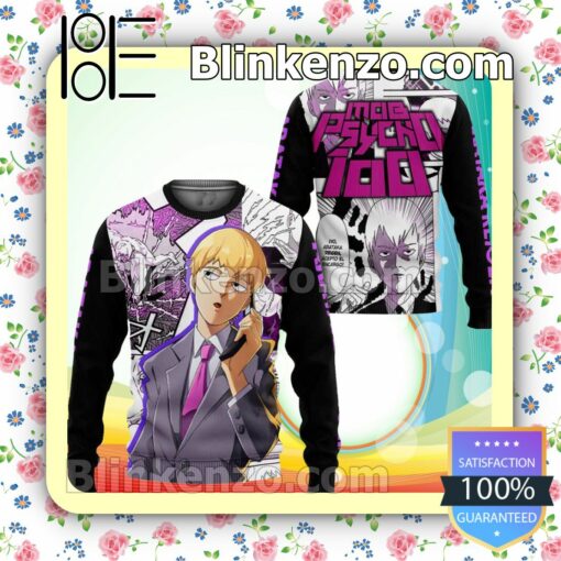 Arataka Reigen Mob Psycho 100 Manga Anime Holiday Christmas Sweatshirts