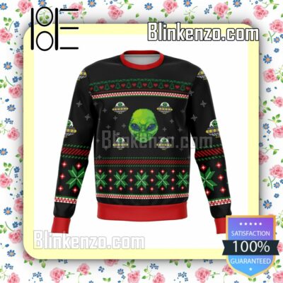 Area 51 Alien Christmas Jumper