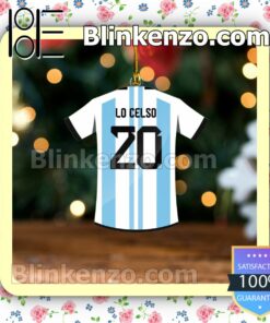 Argentina Team Jersey - Giovani Lo Celso Hanging Ornaments a