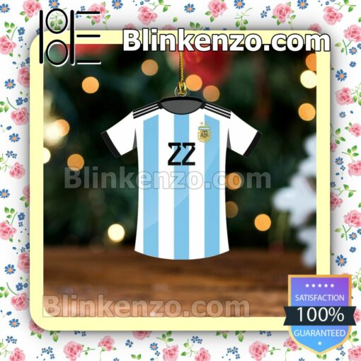 Argentina Team Jersey - Lautaro Martínez Hanging Ornaments