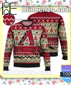 Arizona Diamondbacks MLB Ugly Sweater Christmas Funny