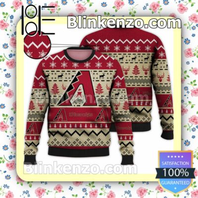 Arizona Diamondbacks MLB Ugly Sweater Christmas Funny