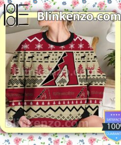 Arizona Diamondbacks MLB Ugly Sweater Christmas Funny b