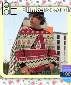 Arizona Diamondbacks MLB Ugly Sweater Christmas Funny c