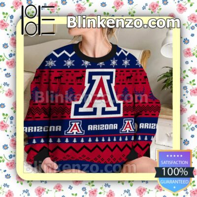 Arizona Wildcats NCAA Ugly Sweater Christmas Funny b