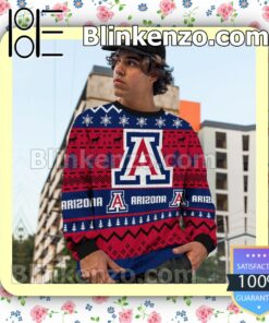 Arizona Wildcats NCAA Ugly Sweater Christmas Funny c