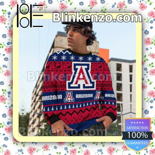 Arizona Wildcats NCAA Ugly Sweater Christmas Funny c