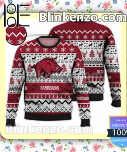Arkansas Razorbacks NCAA Ugly Sweater Christmas Funny